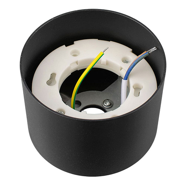 Светильник накладной Max Light Cast 85 White GХ53 алюминиевое литье круглый черный