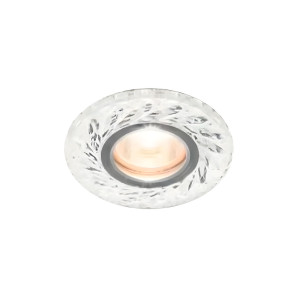 Светильник потолочный Max Light Crystal Lite Led 15 MR16 с диодной подстветкой ограническое стекло прозрачный