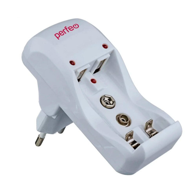 Зарядное устройство Perfeo PF-VN-210 Ni-MH/CD 220V 2 слота AA/AAA/9V таймер