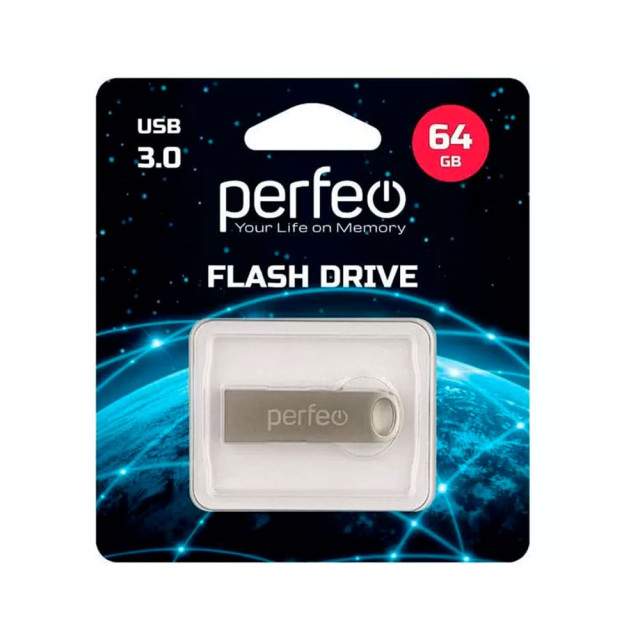 USB флэш-диск Perfeo PF-M08MS064 64GB M08 Metal Series