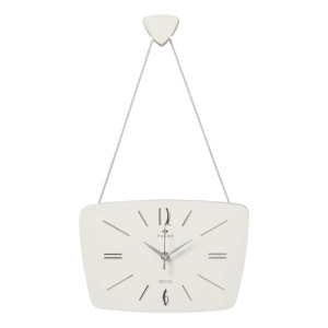 Часы настенные Рубин 2618-003 Ретро белые с серебром 27*18*2 см см