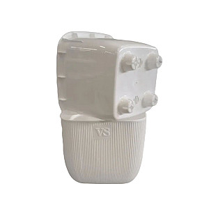 Горшок VipSet  AMF-1.95-01 Фабио с дренажной системой белый 1.95 л