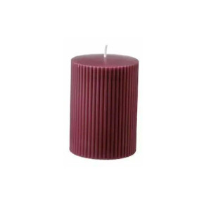 Свеча Candlemint СПР7013 пеньковая рифленая 7.5*5 см 119 г бордовый