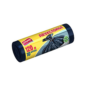 Пакеты хозяйственные Avikomp 2056 до 70 кг двухслойные 120 л 10 шт