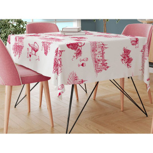 Скатерть Avikomp 2315 одноразовая с рисунком винтаж псд 110*150 см