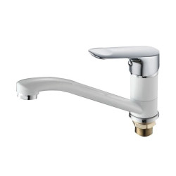 Смеситель для кухни Econoce EC0292WT серия 290 белый D35-A