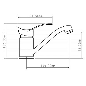 Смеситель для кухни Econoce серия 310 EC0315 D40-A