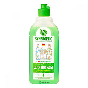 Средство для мытья посуды Synergetic антибактериальное с ароматом яблока 500 мл