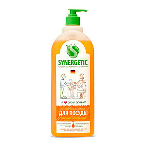 Средство для мытья посуды Synergetic антибактериальное с ароматом апельсина 500 мл