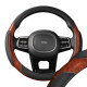 Оплетка на руль Skyway Wood-1 M 2 подушечки черный/коричневый