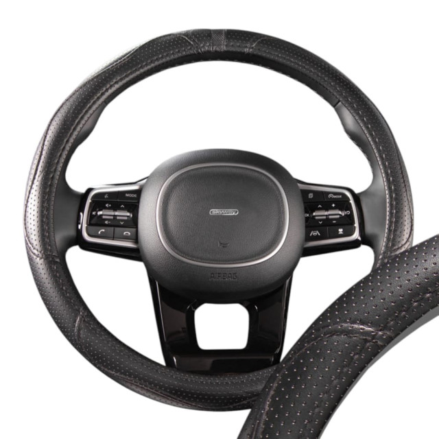 Оплетка экокожа Skyway Art-7 M черная