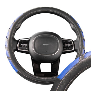 Оплетка экокожа Skyway Combo-2 M черно/синяя