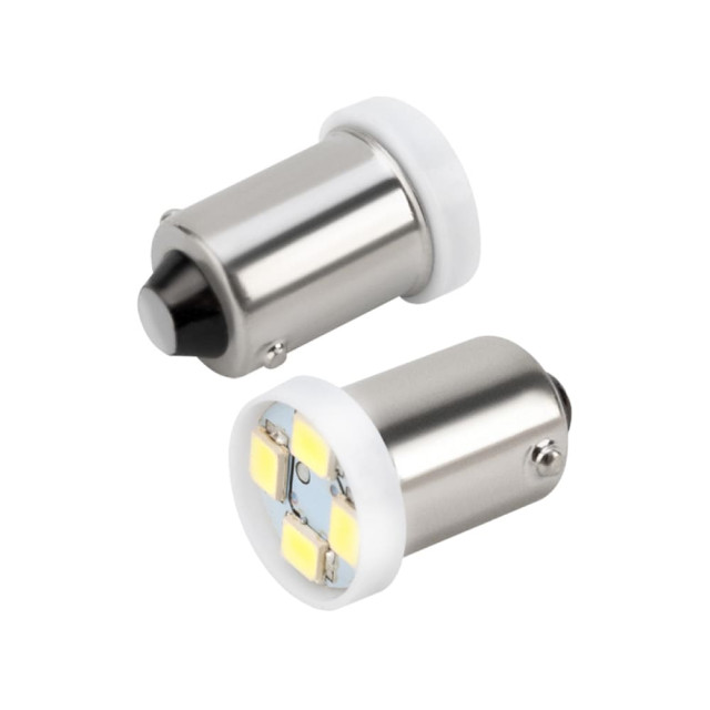 Автолампа диодная Skyway S08201225 T8.5/T4W 12V 4 SMD 10 шт