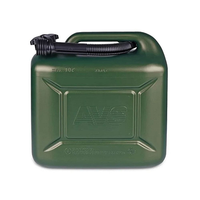 Канистра топливная AVS TPK-Z 10 пластиковая темно-зеленая 10 л