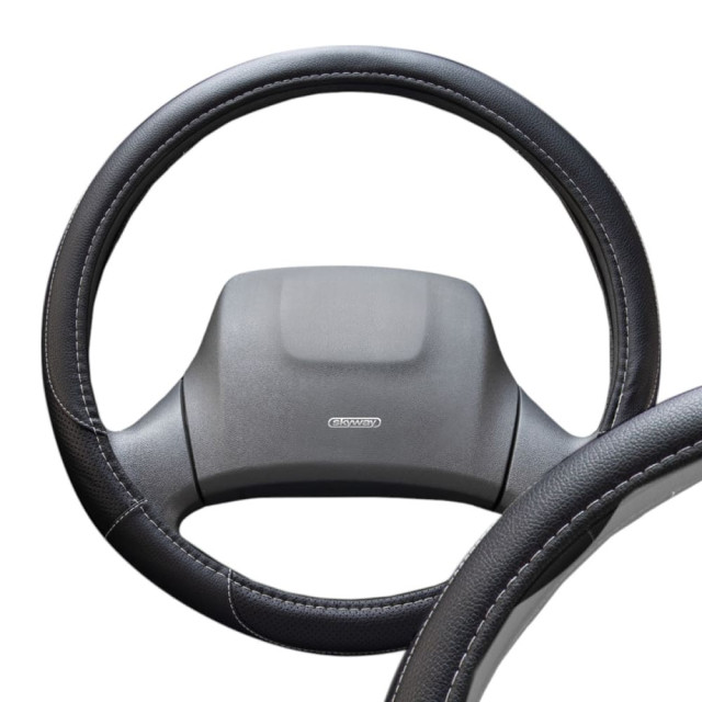 Оплетка экокожа Skyway Art-4 L черная