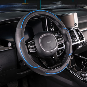 Оплетка экокожа Skyway Combo-5 M черно/синяя