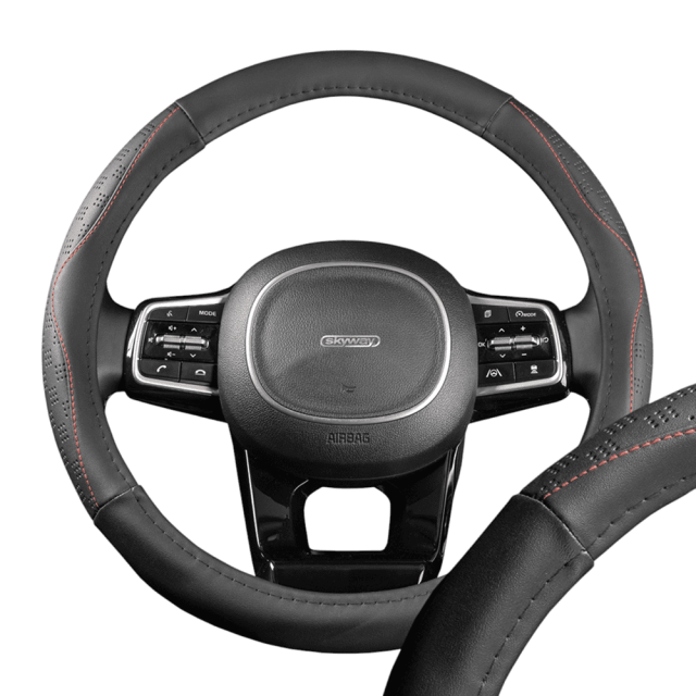 Оплетка экокожа Skyway Art-1 M черная