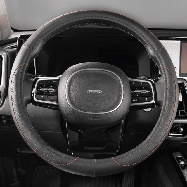 Оплетка экокожа Skyway Art-3 M черная