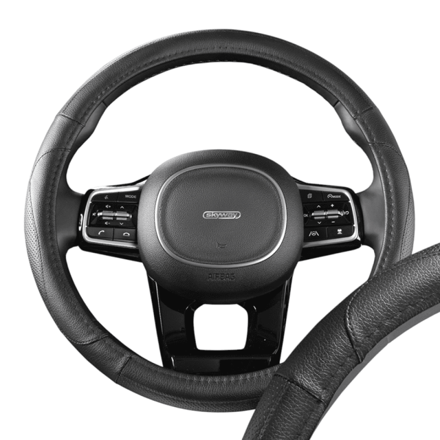 Оплетка экокожа Skyway Art-2 M черная