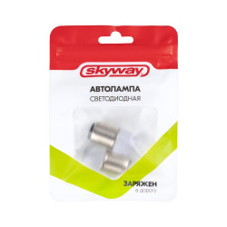 Автолампа диодная Skyway S08201253 S25/P21/5W 12V 3 SMD 2 шт