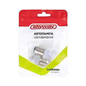 Автолампа диодная Skyway S08201253 S25/P21/5W 12V 3 SMD 2 шт