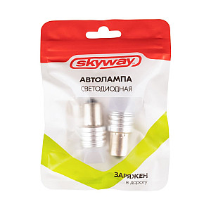 Автолампа диодная Skyway S08201255 S25/P21W 12V 9 SMD 2 шт