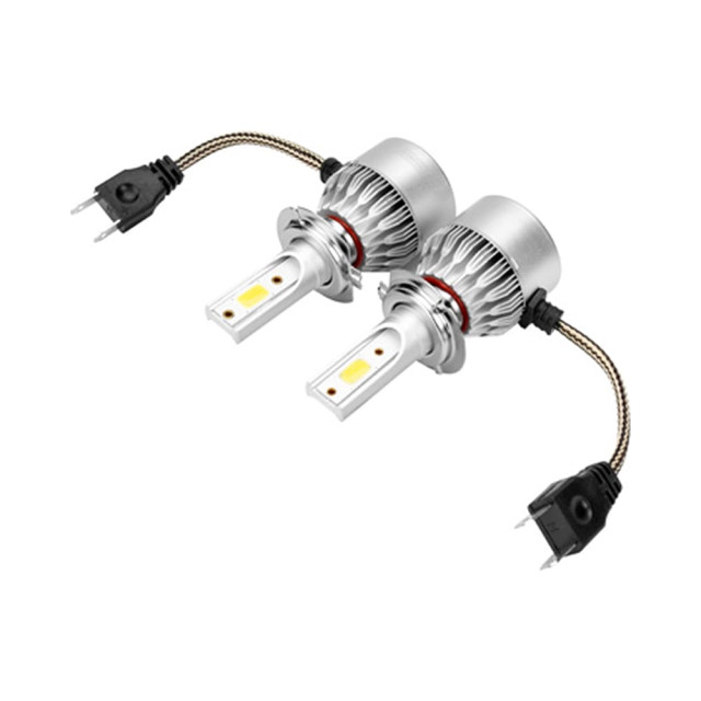 Автолампа-LED Skyway Аtom S08701004 H7 12/24V C6  радиатор и вентилятор 2 шт