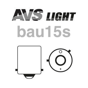 Лампа AVS Vegas Chrome A07112S 12V PY21W BAU15S orange 2 шт