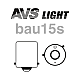 Лампа AVS Vegas Chrome A07112S 12V PY21W BAU15S orange 2 шт