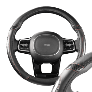 Оплетка экокожа Skyway Carbon- 1 M черная