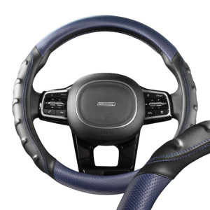 Оплетка экокожа Skyway Carbon-2 M черно/синяя