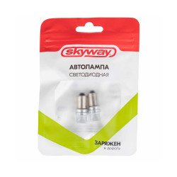 Автолампа диодная Skyway S08201420 T8.5/T4W 12V 3 SMD 2 шт