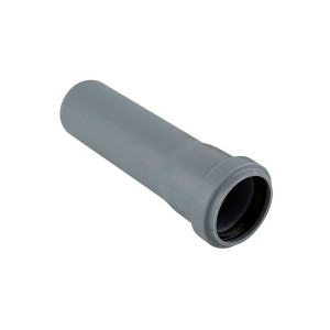 Труба для внутренней канализации МультиМирПласт 00023542 110*2.2*500 мм с кольцом