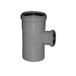 Тройник ПП 110/50 мм 90° с кольцом