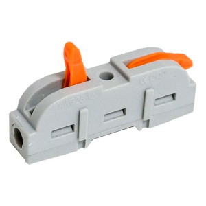 Клемма соединительная проходная СириусА с рычагами 2 отверстия 100 шт