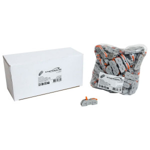 Клемма соединительная проходная СириусА с рычагами 2 отверстия 100 шт