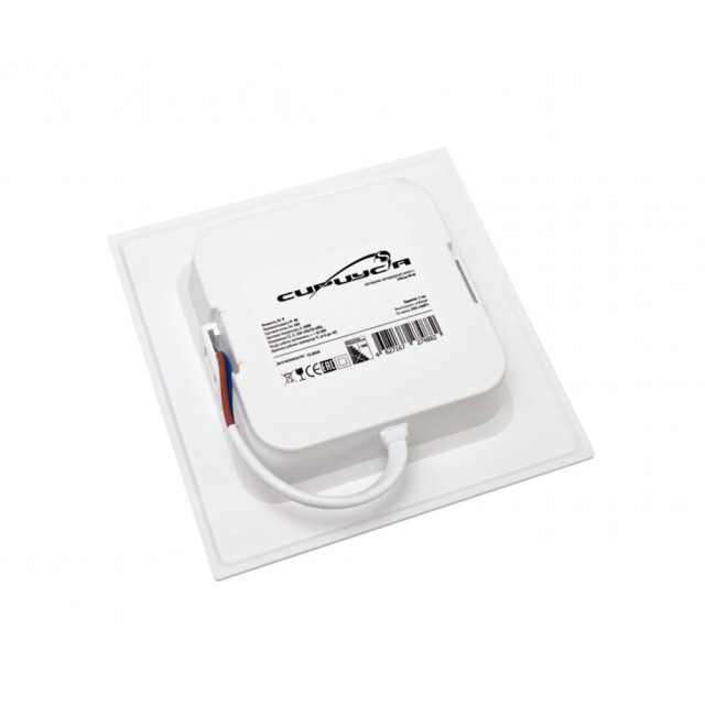 Светильник встраиваемый СириусА SHDLSq-9W-4K 110*110*25 мм опал