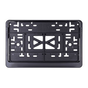 Рамка для номера Skyway S04102008 пластик с защелкой черная 290*170 мм