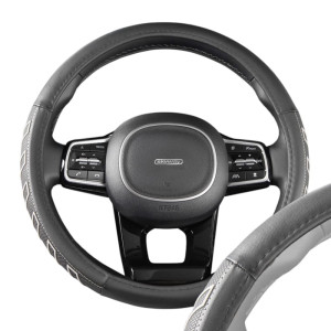 Оплетка экокожаSkyway Combo-9 M черно/серая