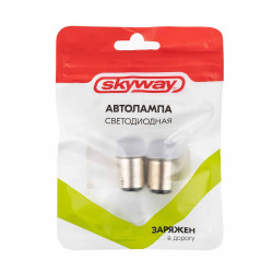 Автолампа диодная Skyway S08201456 S25/P21W 12V 9 SMD 2 шт