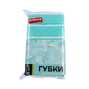 Губки для посуды Avikomp Завтрак у Тиффани 42176 70*100*30 мм 5 шт