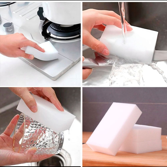 Губка Avikomp Графит 42466 меламиновая 110*65*25 мм белая