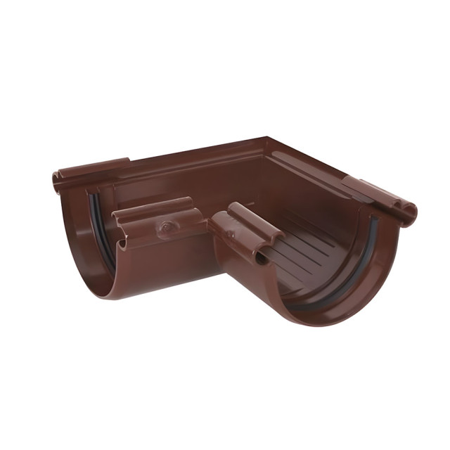 Угол желоба ПВХ 90° Альта-Профиль