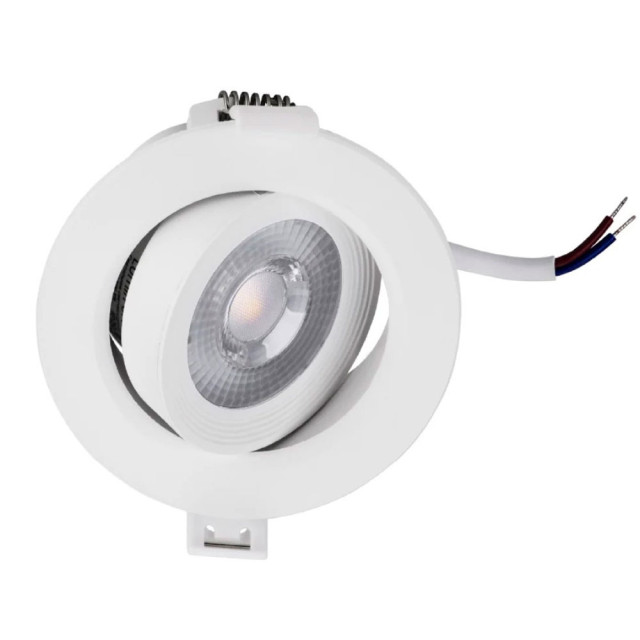 Светильник точечный Lumin-arte COB-DLL5W-YR SMD LED 5W 3000K 325LM 85*38 мм поворотный металл/пластик