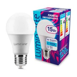 Лампа светодиодная Lumin-arte LSTD-A60 15Bт 6500К Е27 3/100