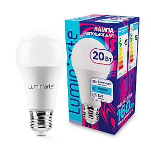 Лампа светодиодная Lumin-arte LSTD-A60-20W6KE27 LSTD-A60 20Вт 6500K E27