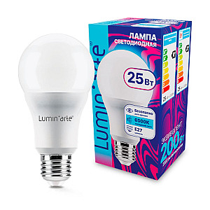 Лампа светодиодная Lumin-arte LSTD-A65-25W6KE27 LSTD-A65 25Вт 6500K E27
