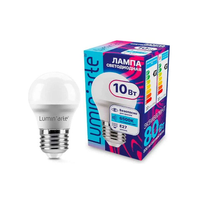 Лампа светодиодная Lumin-arte LSTD-G45-10W6KE27 LSTD-G45 10Вт 6500K E27