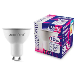 Лампа светодиодная Lumin-arte LSTD-PAR16-10W4KGU10 10Вт 4000K GU10 1/100