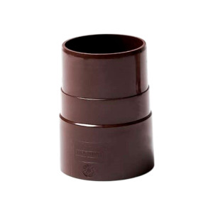 Муфта трубы Поливент коричневая